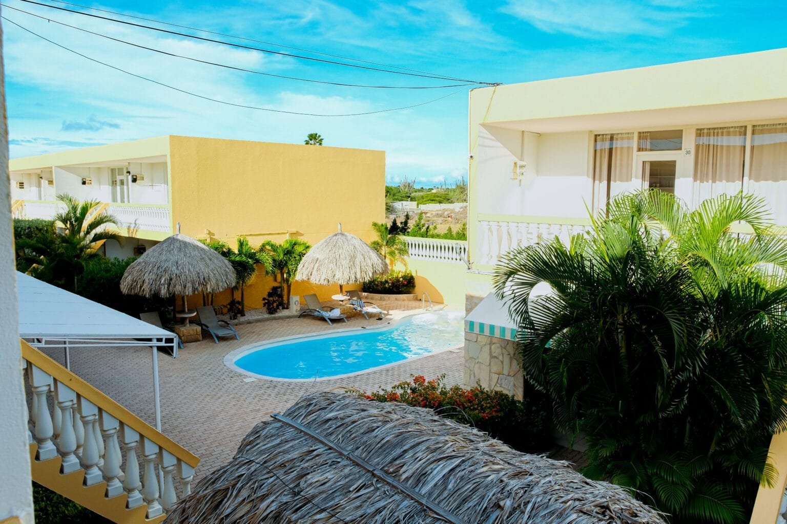 Economy Apartment Balcony View of Pool